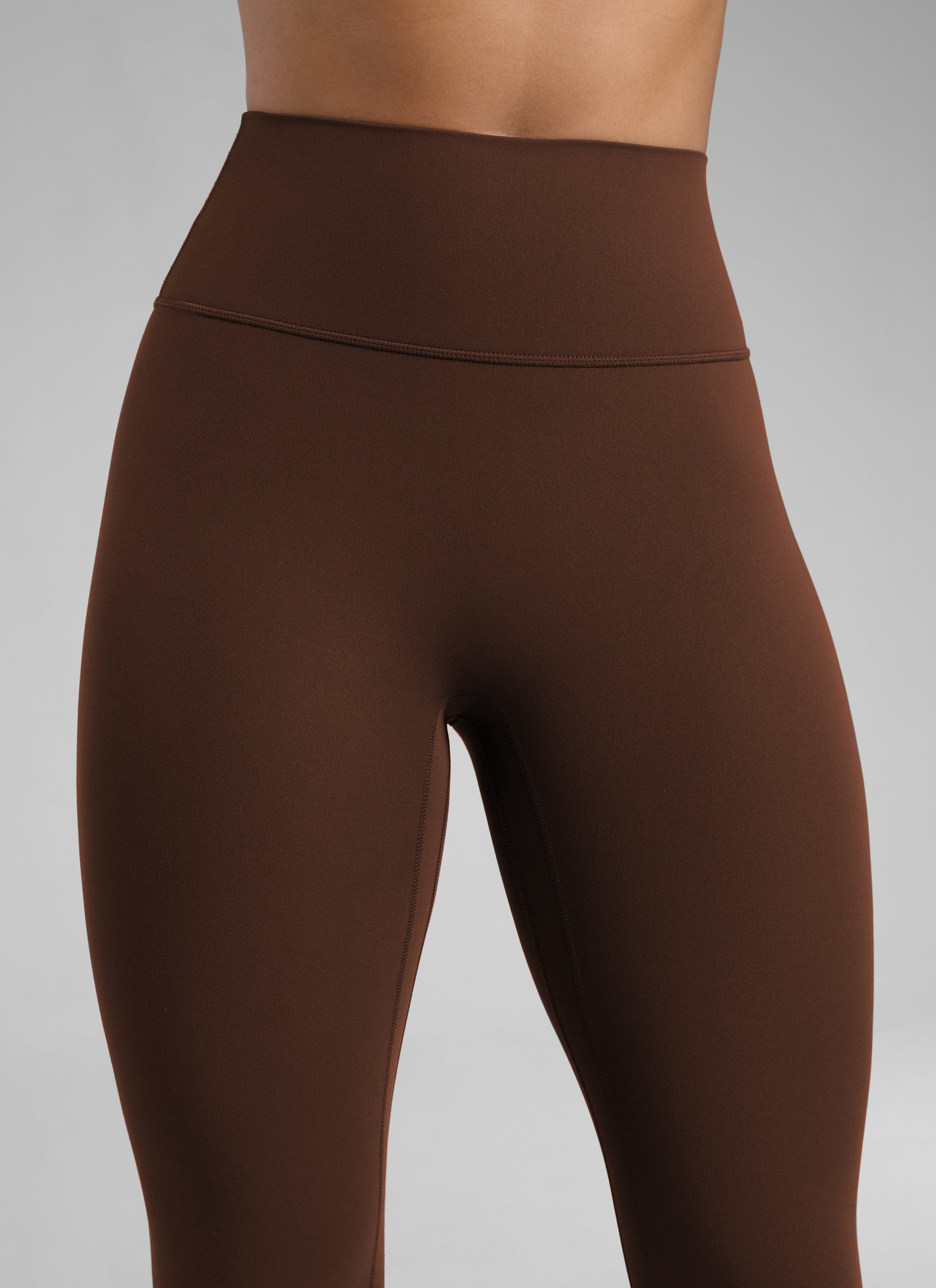 CRZ YOGA Women Butterlift High Rise Scrunch Butt Legging No Front Seam Lava Brown @model_info:B