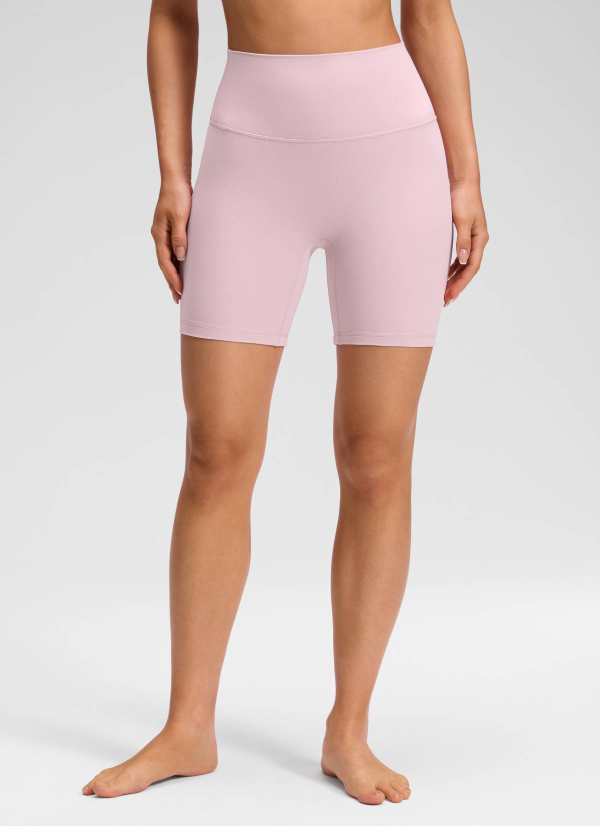 CRZ YOGA Women's Butterluxe Yoga High Rise No Front Seam Short 6