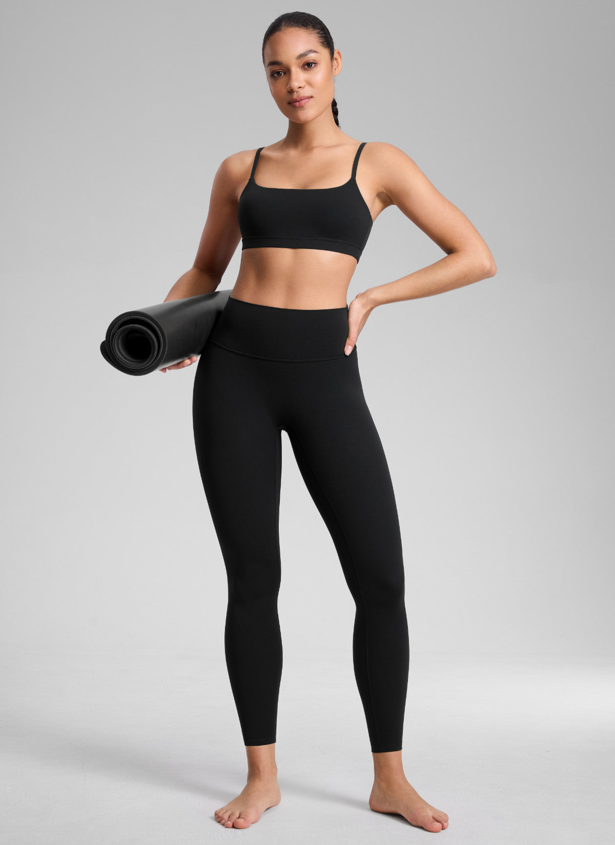 CRZ YOGA Women's SculptAir Yoga High Rise No Front Seam Legging 25