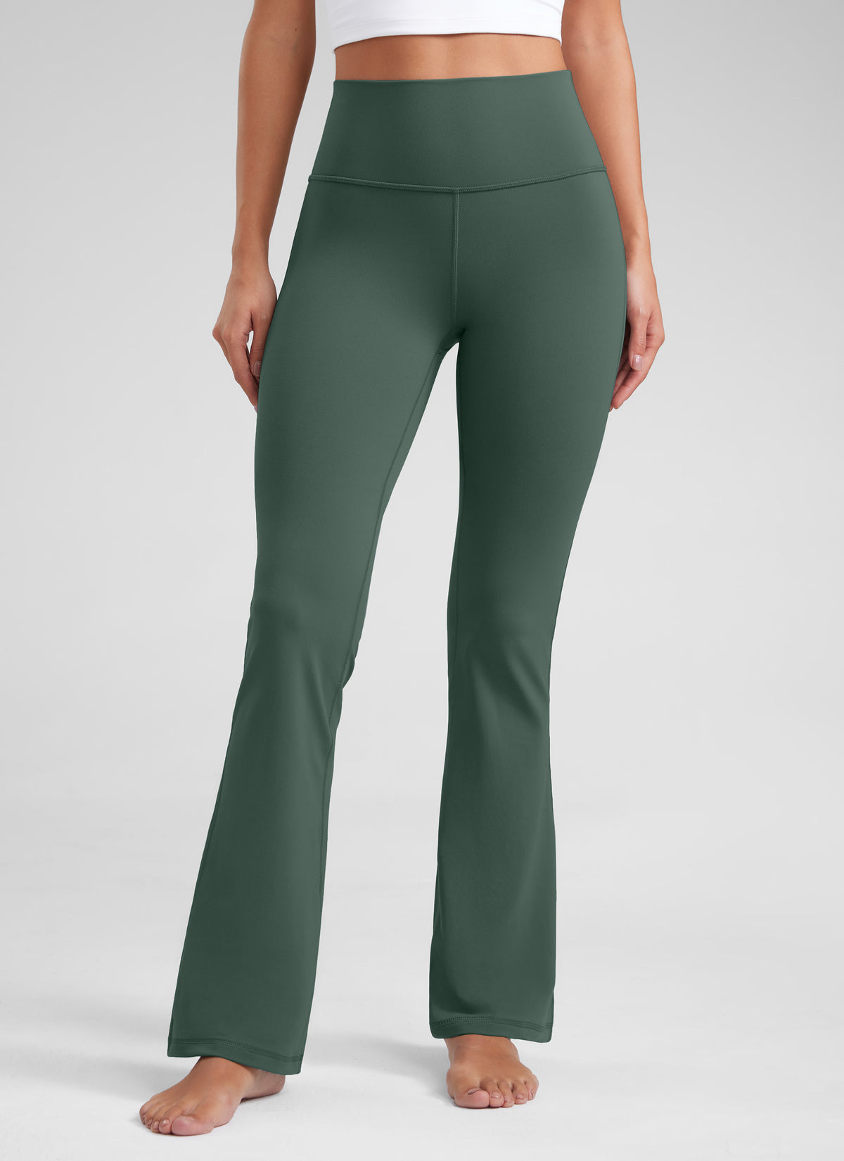 CRZ YOGA Women's Butterluxe High Waist Flare Leg Bootcut Leggings 32