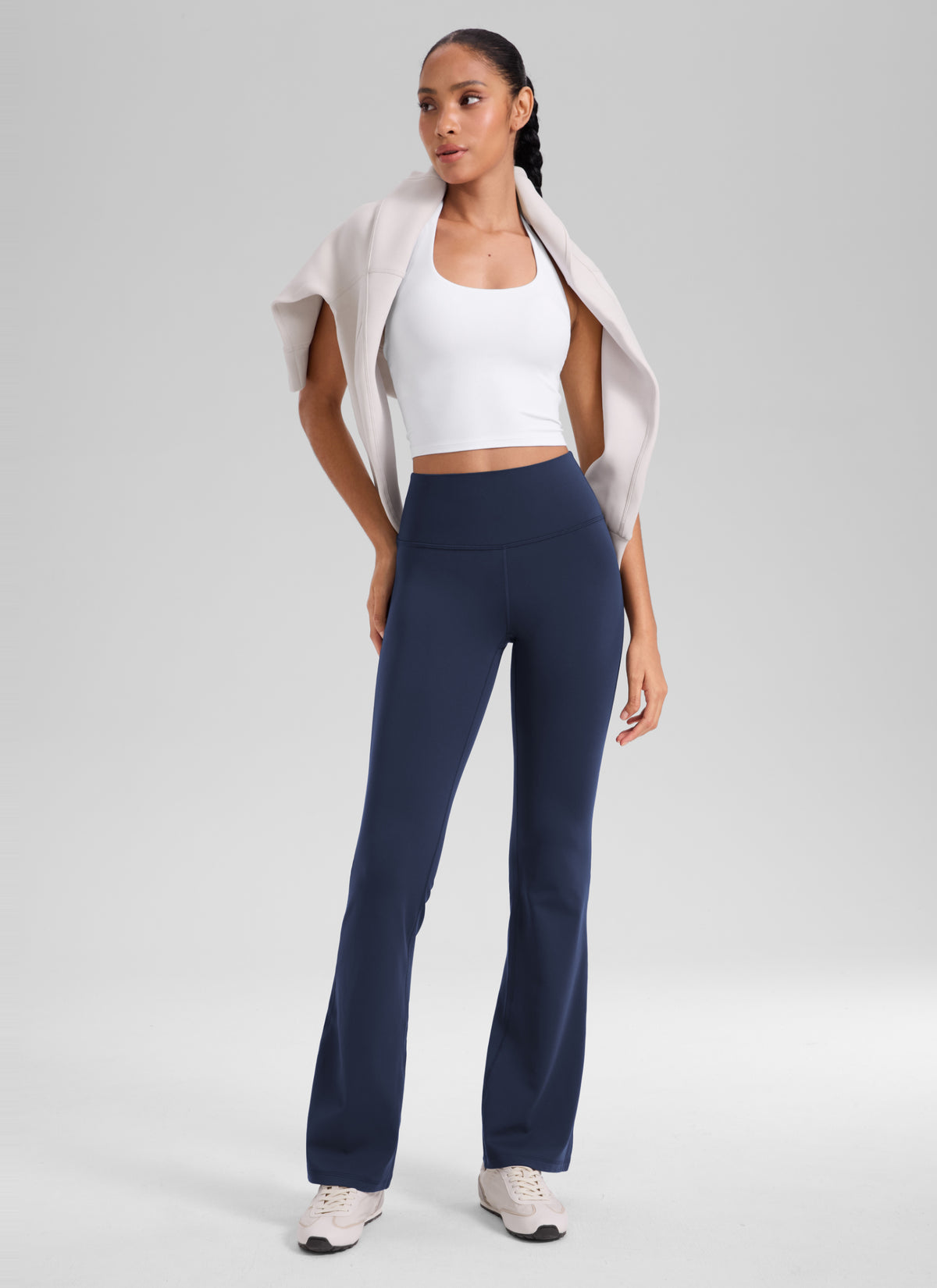 CRZ YOGA Women's Butterluxe High Waist Flare Leg Bootcut Leggings 32