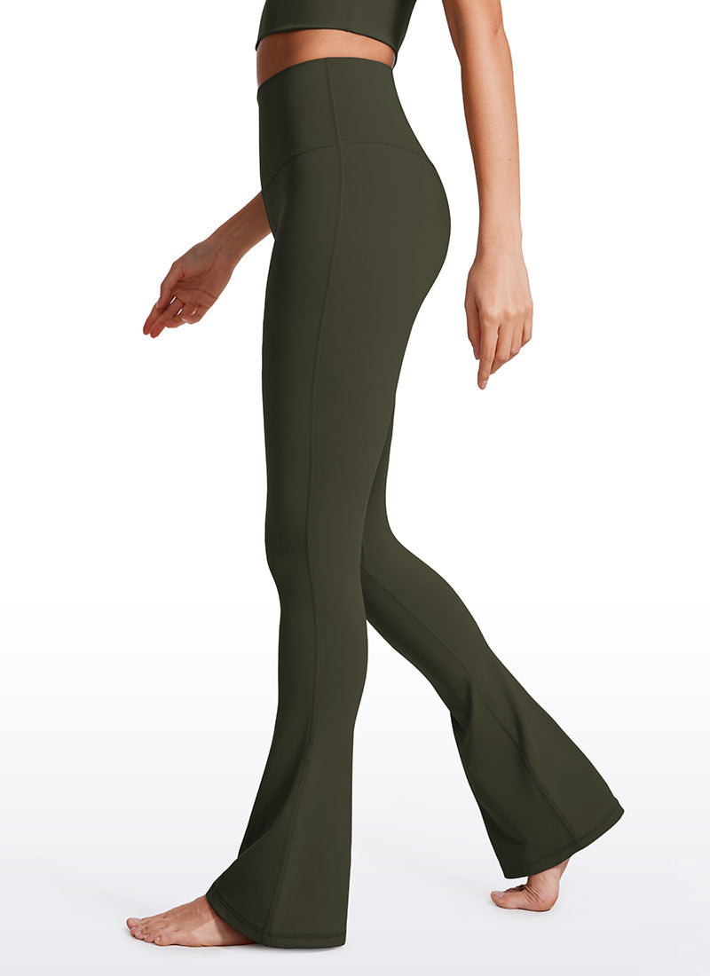 CRZ YOGA Women  Butterluxe High Waist Pockets Mini Flared Leggings 32