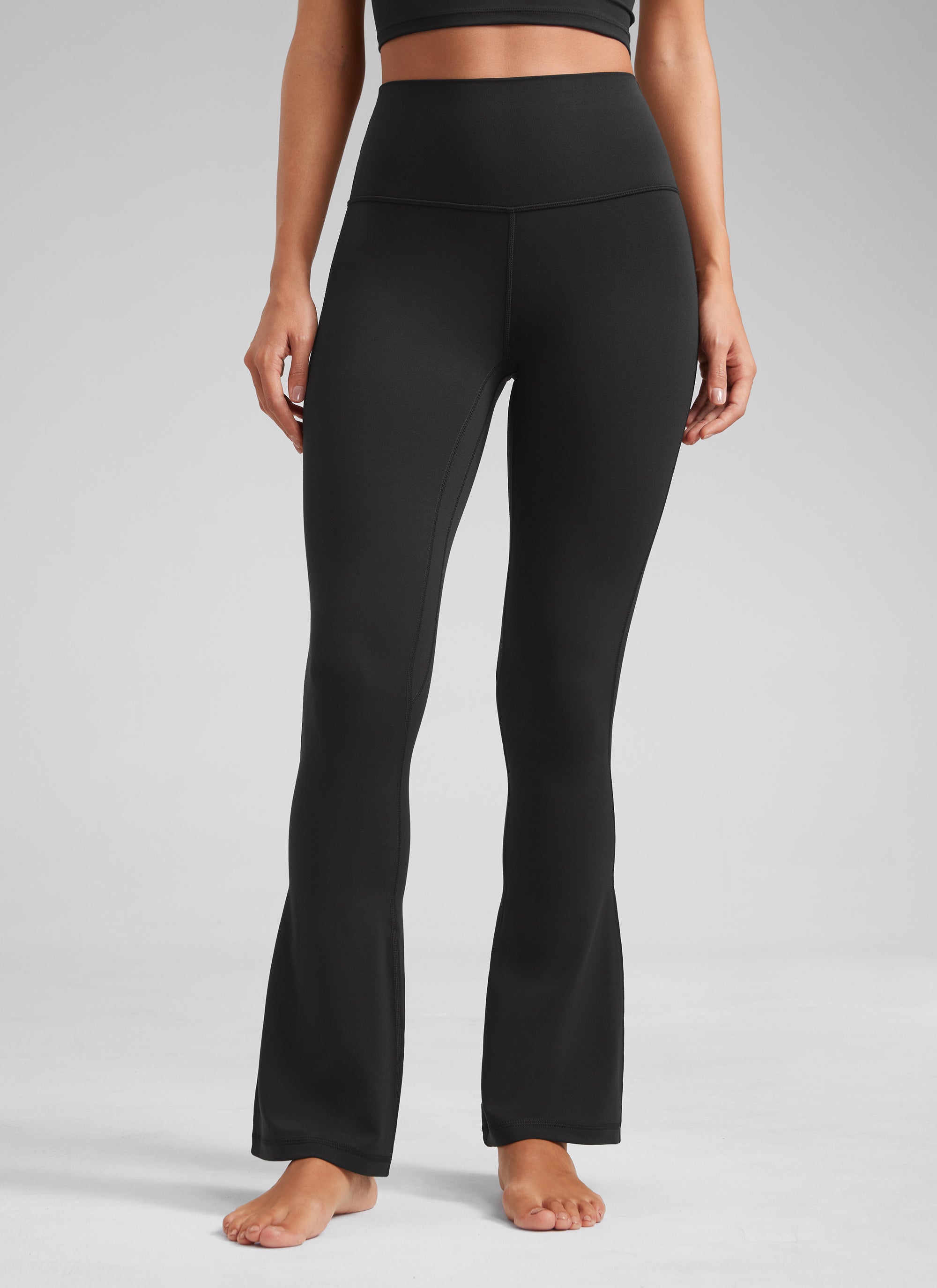CRZ YOGA Women  Butterluxe High Waist Pockets Mini Flared Leggings 30