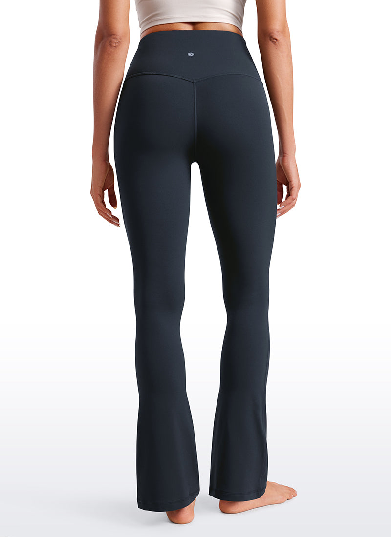 CRZ YOGA Women  Butterluxe High Waist Pockets Mini Flared Leggings 30