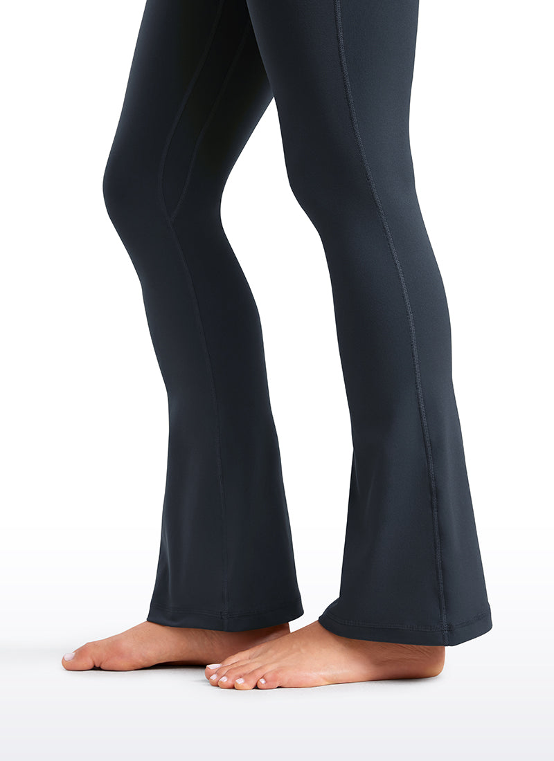CRZ YOGA Women  Butterluxe High Waist Pockets Mini Flared Leggings 30