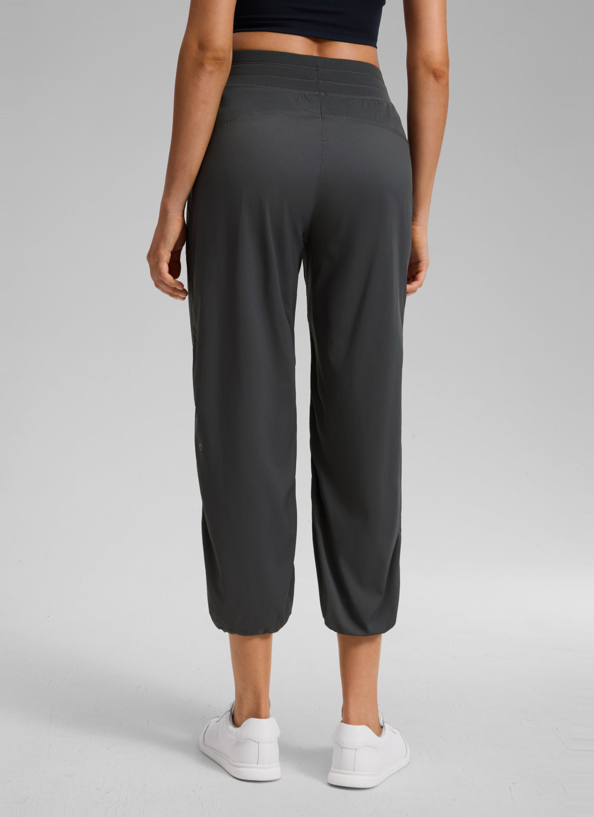 CRZ YOGA Women's Lightweight Drawstring Pocket Straight Leg Pant 24 Ink Gray @model_info:K