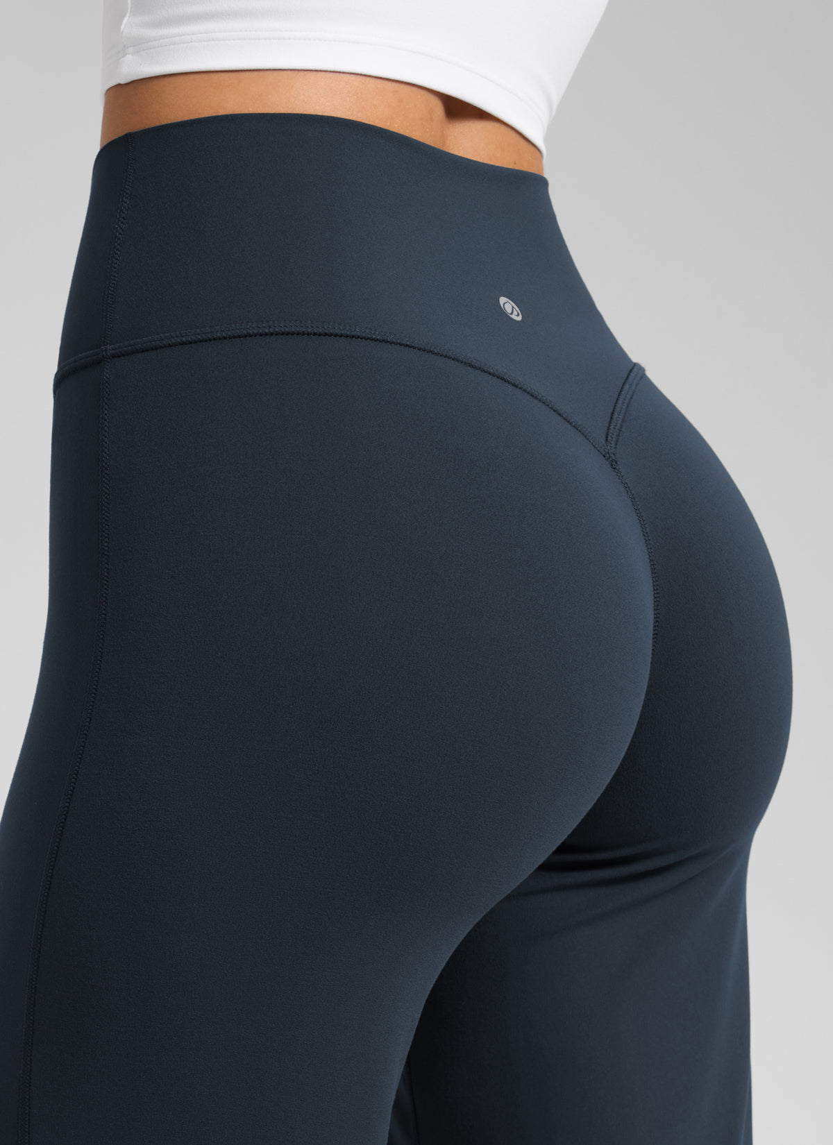 CRZ YOGA Women's Softretch Workout No Front Seam Wide Leg Pant 28