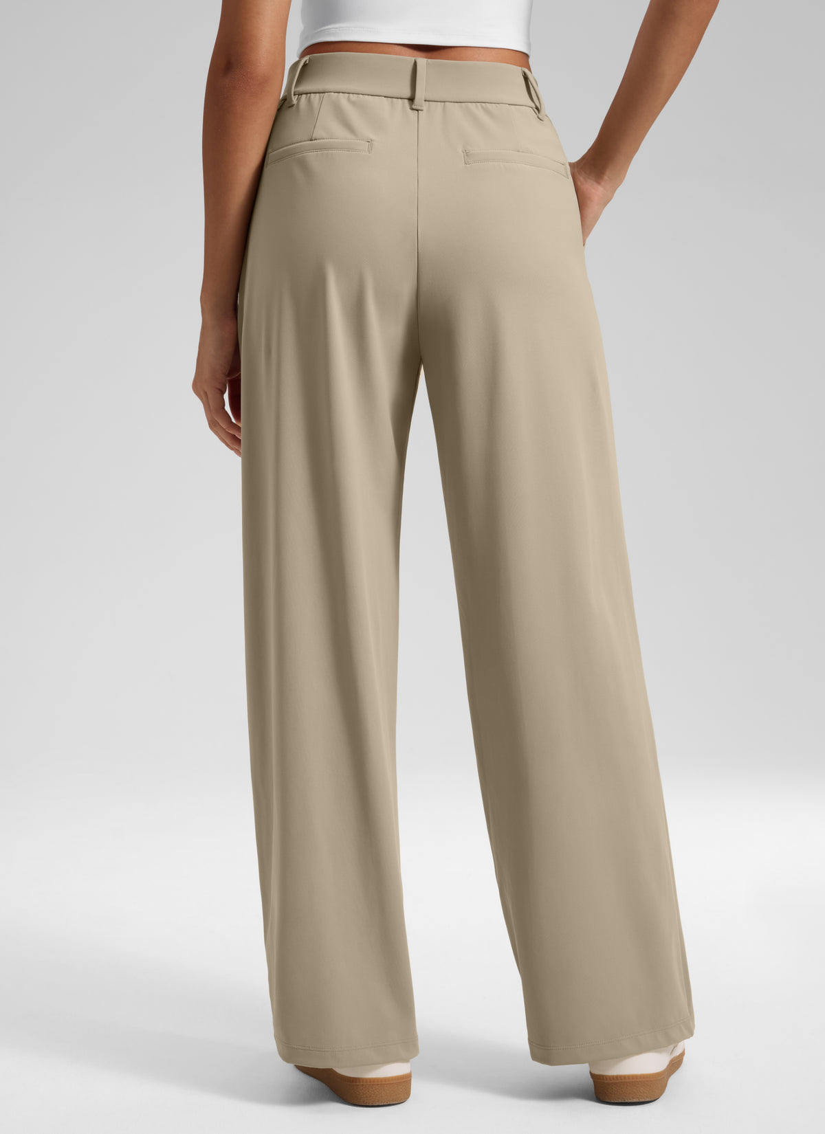 CRZ YOGA Women's Walk the City Casual Pocket Straight Leg Pant 30