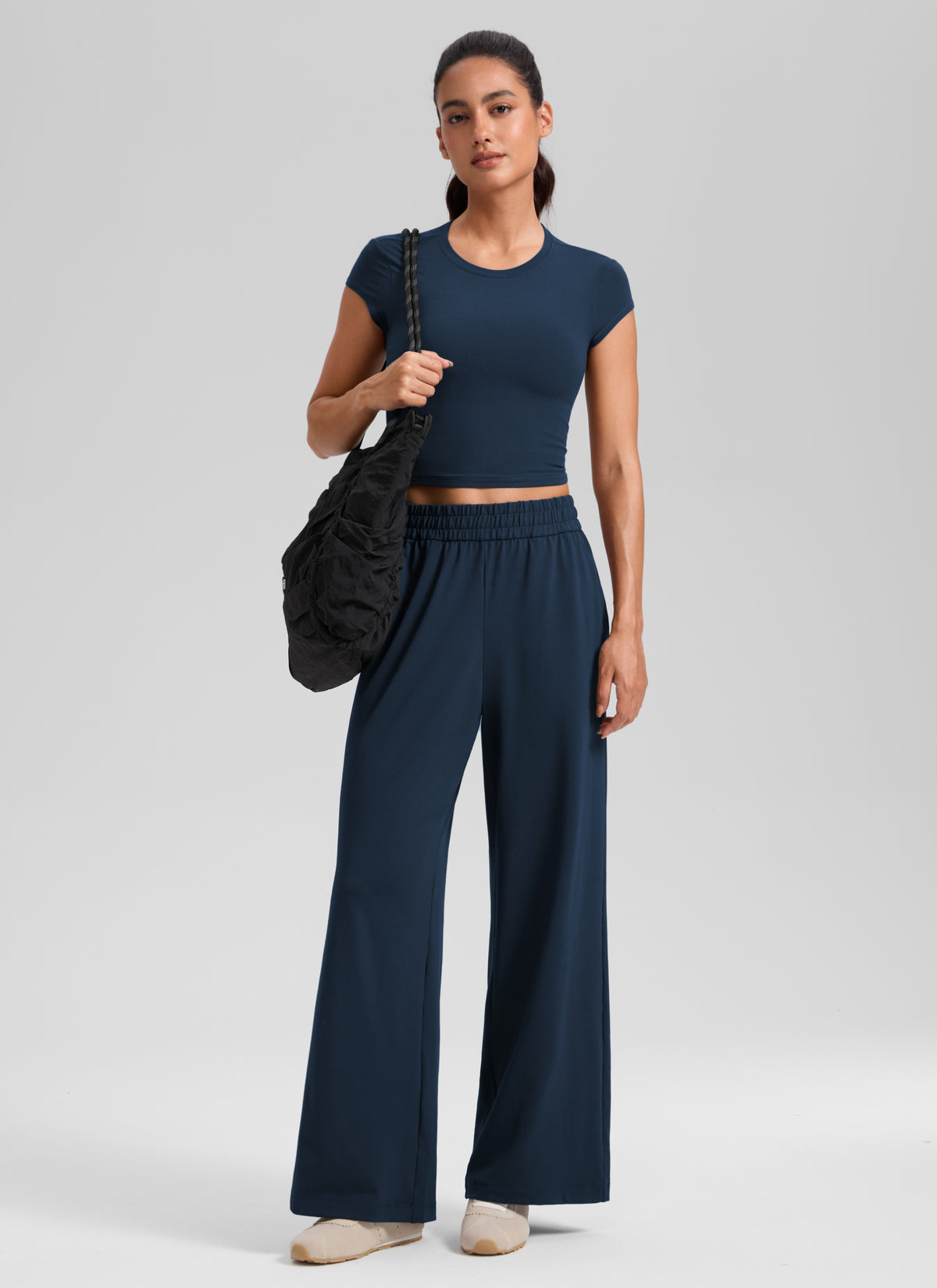 CRZ YOGA Women's Performance Wide Leg Casual Pant 30