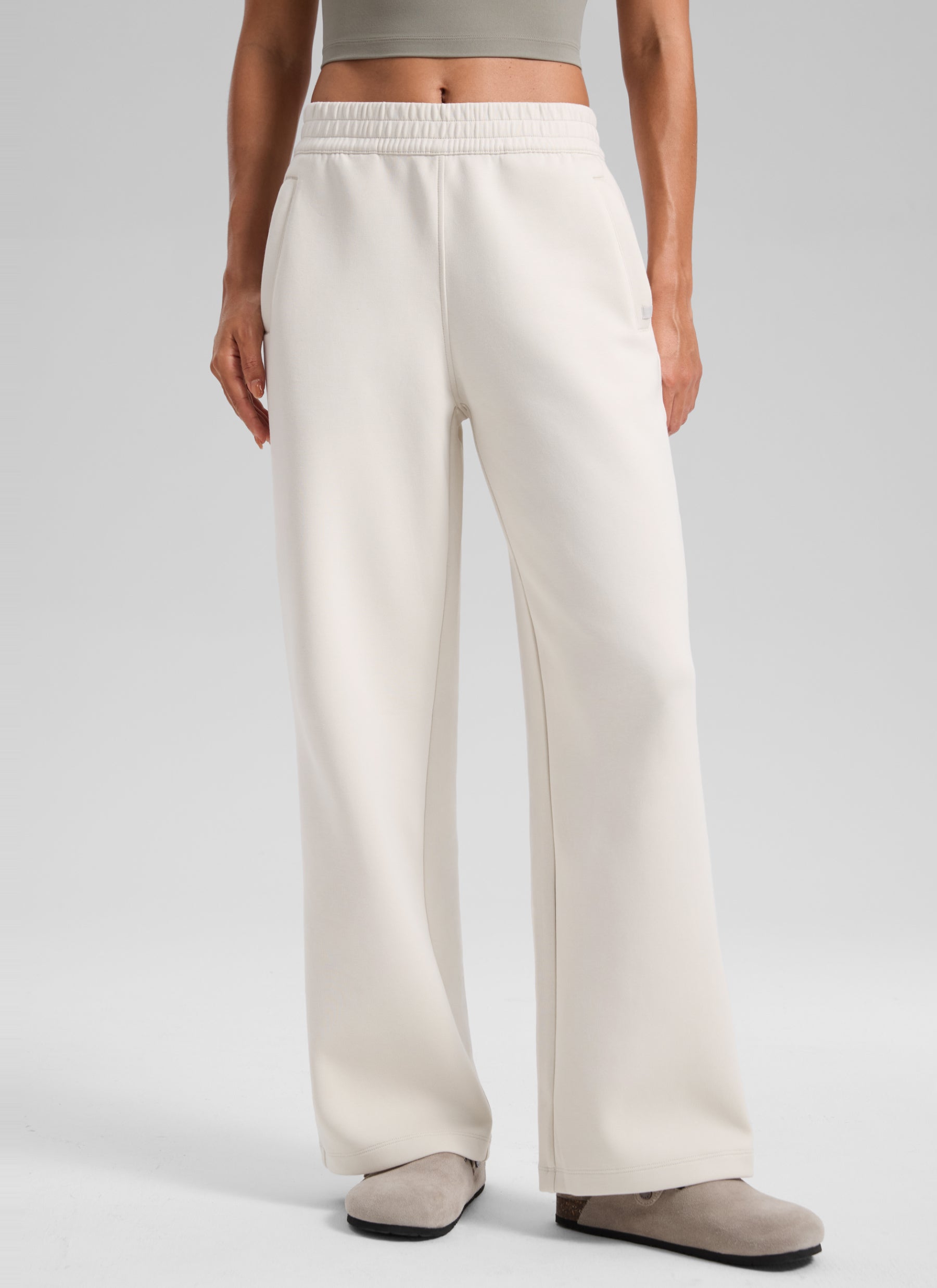 CRZ YOGA Women's Casual Soft Spacer Straight Leg Sweatpant 29