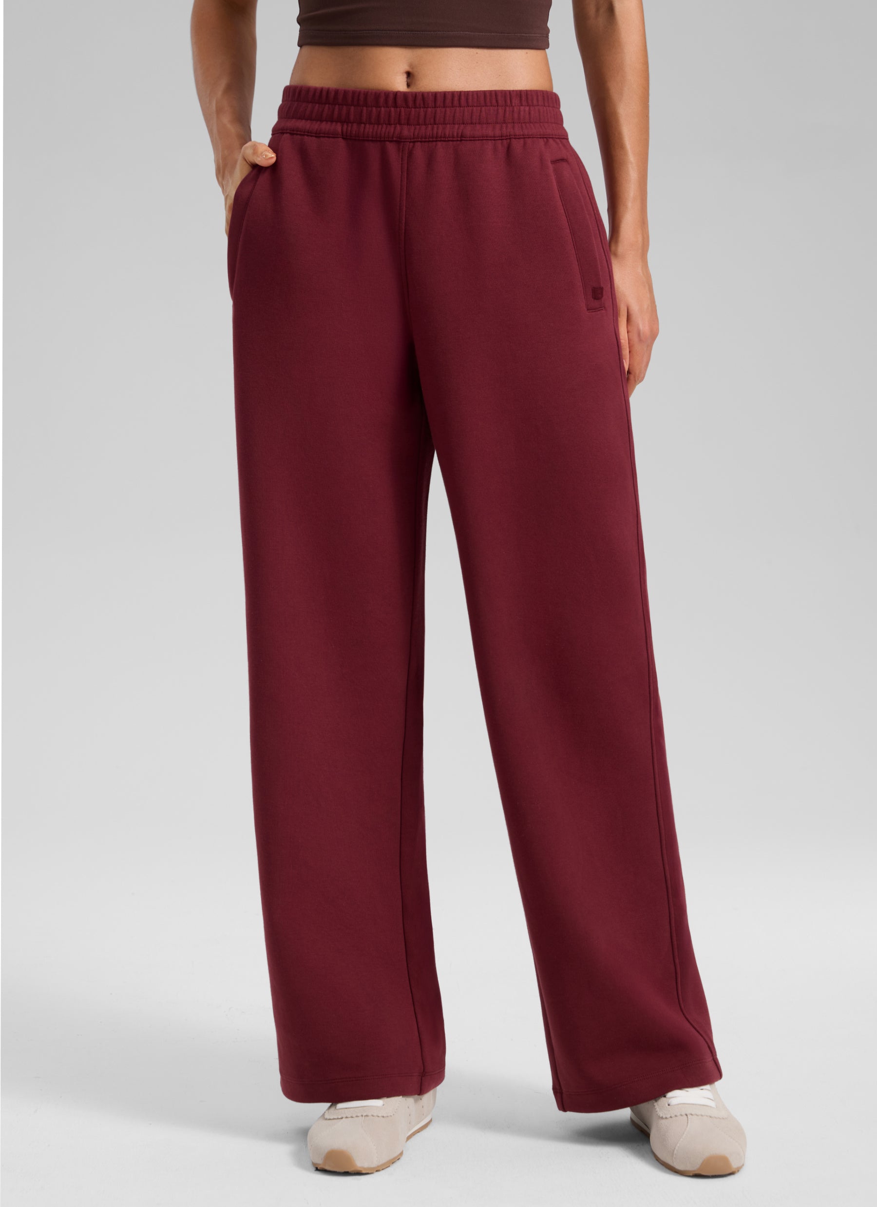 CRZ YOGA Women's Casual Soft Spacer Straight Leg Sweatpant 29