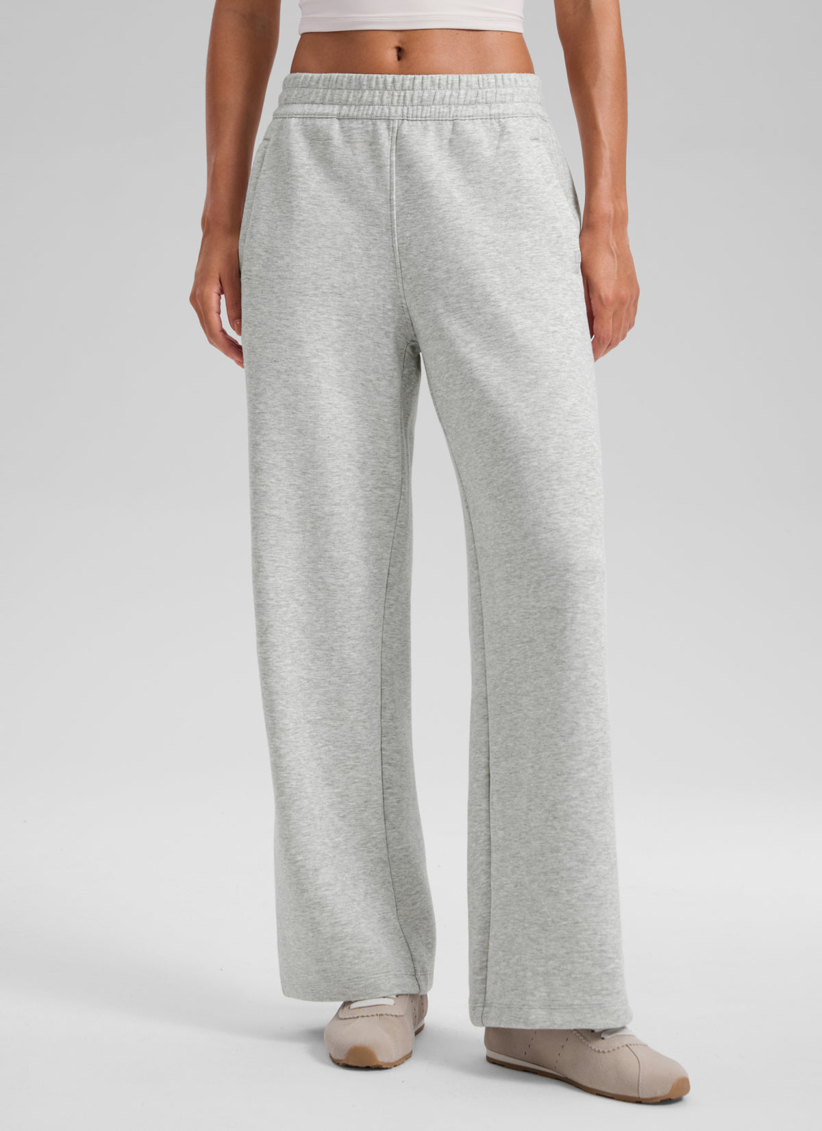 CRZ YOGA Women's Casual Soft Spacer Straight Leg Sweatpant 29